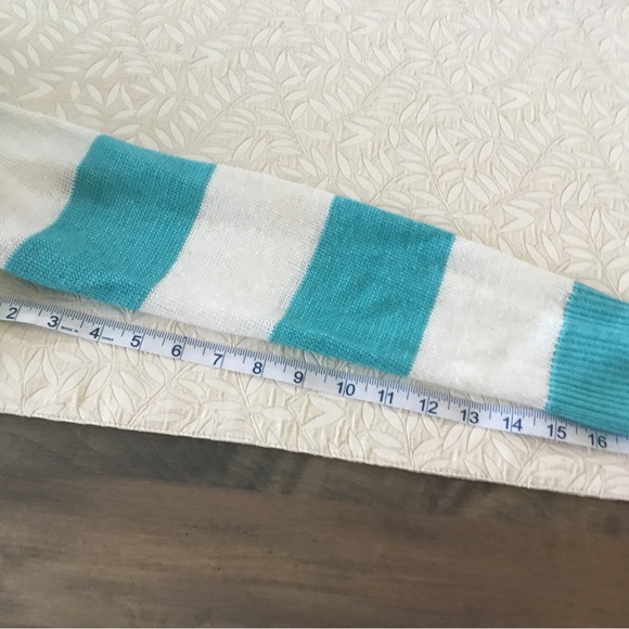 Talbots new with tags striped cardigan sweater - Picture 6 of 8